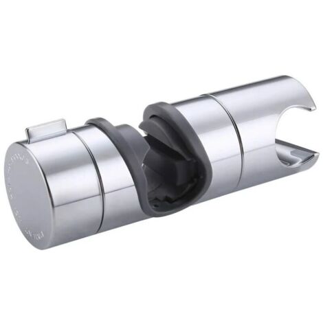 VURAHOME - Support Douche 18-25mm Diamètre Support Douchette Salle de Bain Accessoires Colonne de Douche Réglable Remplacement Support de Pommeau de Douche ABS Chromée, PB4-CH
