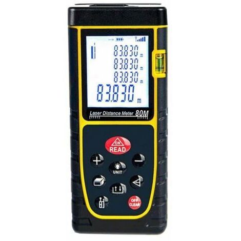VURAHOME - Télémètre laser portable 40 m – Précision ± 3 mm – Plage de température 0-40 ℃ – Étanchéité IP54 – Mesure continue et Pythagore