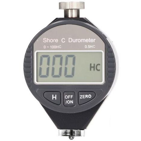 VURAHOME - Testeur de Dureté Numérique Portable, 0-100 Shore Type A/C/D Duromètre avec écran LCD pour Caoutchouc, Pneu, Plastique, Plastique Thermique, Revêtement de Sol(C),de