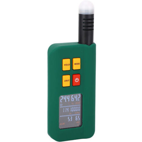 VURAHOME - Testeur environnemental : température, humidité, hauteur LX, pression atmosphérique, bruit, pour bibliothèque, extérieur, atelier, DC 5V,de