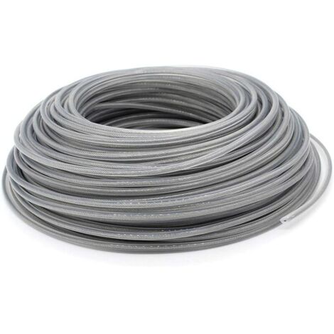 VURAHOME - Tête de débroussailleuse Fil Coupe Bordure Universel, Ligne de Trimmer Strimmer en Acier 3.0 mm, Fil d'acier Débroussailleuse Robuste pour Bosse Tête Tondeuse À Gazon de Jardinage