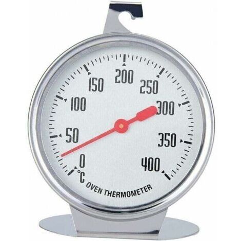 VURAHOME - Thermomètre de Cuisson à Four, Indicateur de Température Thermomètre à Lecture Instantanée Sonde en Acier Inoxydable avec Crochet pour Cuisson au Four ou Barbecue - 7 x 9 cm,de