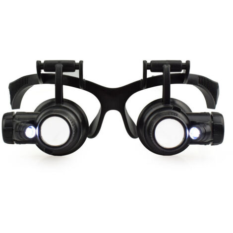 VURAHOME - TRIOM Loupes Loupes Réglables Loupes Éclairées Loupe LED Loupe pour Bijoutiers, Tous Travaux de Précision, Réparation Électronique, Artisanat