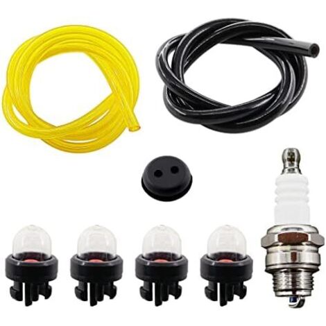 VURAHOME - Tuayu de Carburant 12318139130 Poire dAmorçage œillets à 2 trous Bougie dallumage pour Echo CS-400 CS310 CS300 CS301 CS306 CS340 CS345 CS352 CS370 ES-255 GT-2103 Tronçonneuse PB770H SRM400U
