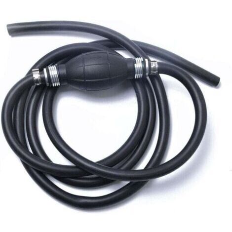 VURAHOME - Tuyau Carburant Pompe, XU,Poire amorçage Bateau,Universelle Pompe à Essence de d'Aspiration Siphon Eau/essence avec transfert carburant(8mm) -