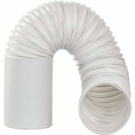 VURAHOME - Tuyau Climatiseur mobile local 2m PVC Tuyau d'évacuation Flexible Pour /counterclockwise installation direction(Ø13CM)