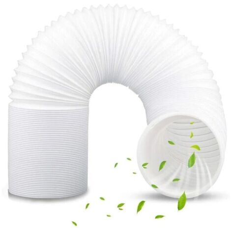 VURAHOME - Tuyau Climatiseur Mobile, Tuyau dclimatisation 150MM1.5M Tuyau d'Évacuation Climatiseur Flexible PVC Tuyau Evacuation Climatiseur Mobile Tuyau d'échappement pour Climatisation mobile