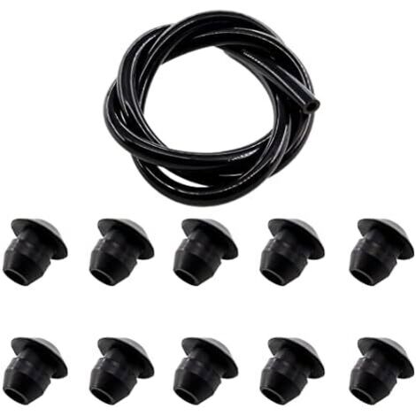 VURAHOME - Tuyau de Durite De Carburant De 1,5feet, Lot de 10 Kit de Passe-fil à Réservoir de Carburant pour FS36 FS44 FS48 FS52 FS56 BR340 BR400 BR420 FC85 FH75 FS75 FS81 FS106 FS108 HL75 HS85 HT75 S