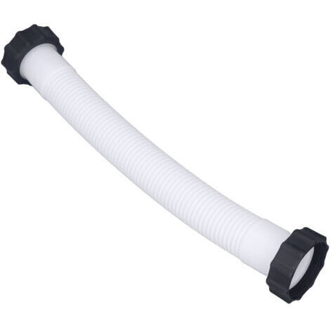 VURAHOME - Tuyau de remplacement pour pompe de piscine de 3,8 cm de diamètre, tuyau de remplacement pour piscines hors-sol, blanc,de
