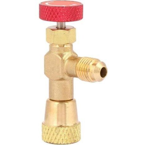 VURAHOME - Vanne débit R410A 1/4''-5/16'' - Régulation réfrigérant - Réfrigération - Laiton, vanne à bille - Réparateurs de climatisation