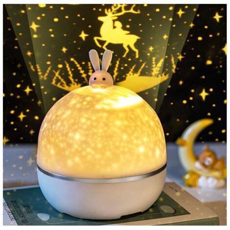 VURAHOME -Veilleuse Bébé Projecteur Ciel Etoile, Bluetooth Veilleuse Musicale et Lumineuse,8 Films Veilleuse Enfant, 360°Rotation Telecommandé Veilleuse + Lampe de Chevet Enfant, Kawaii Deco Cadeau