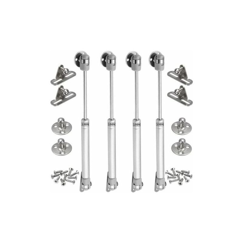 Vuszr - 4PCS vérins à gaz 150N verin meuble hydraulique ressort amortisseurs à gaz d'origine porte armoire de cuisine Bras pneumatique pour levage de
