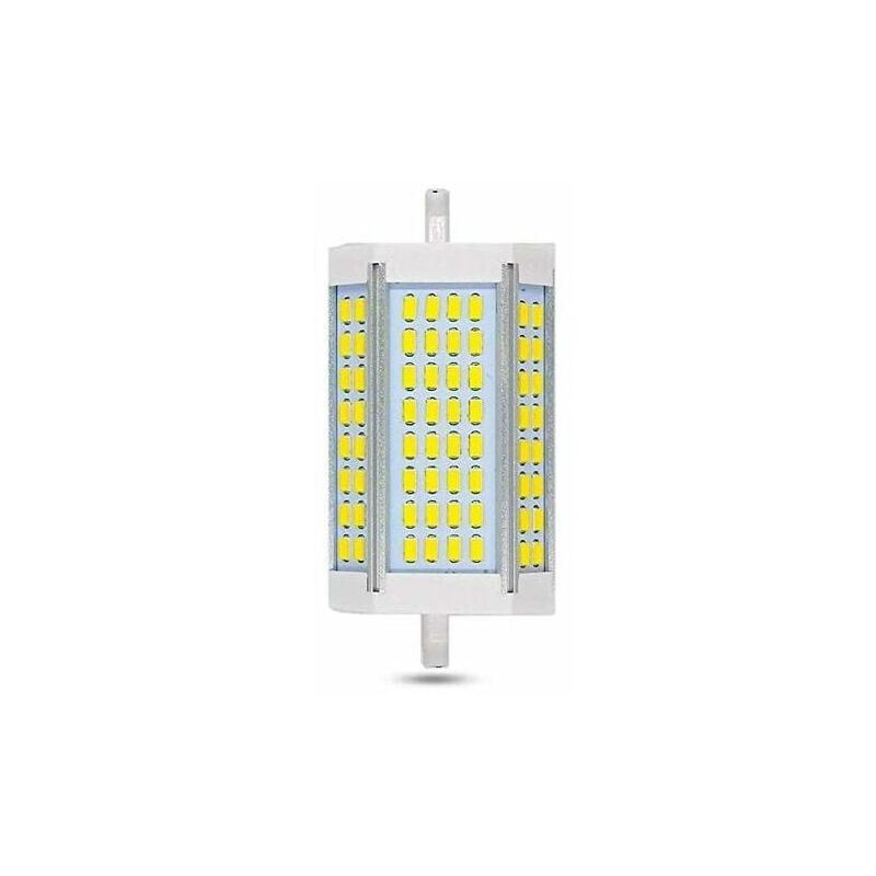 Vuszr - Ampoule R7S led 118mm 30W Dimmable, 3000LM, Blanc Froid 6000K, Équivalent Crayon Halogène R7S J118 200W 300W, 200 Degrés de Lumière, Lampe