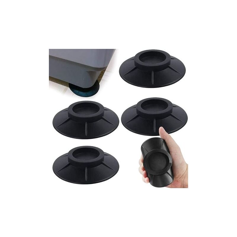 VUSZR Coussinets de Machine à Laver, 4Pcs Coussinets pour Pieds de Machine à Laver Tapis Anti-Vibration Coussinets Amortisseurs Anti-Vibration en