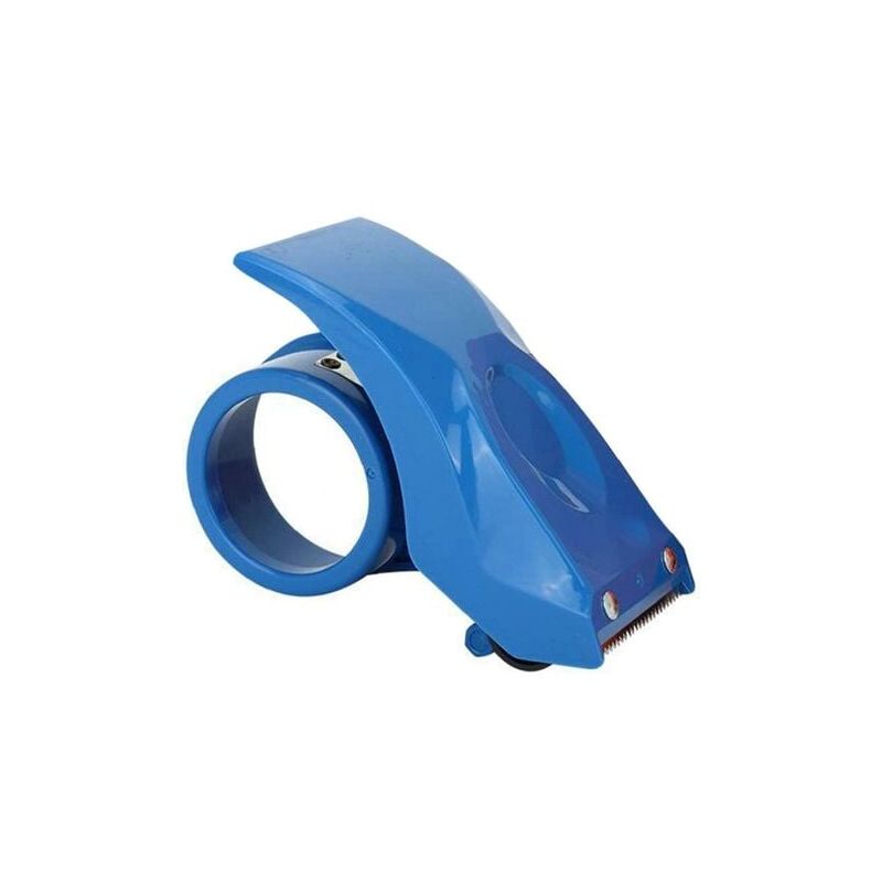 VUSZR Distributeur de ruban d'emballage Mini portable trancheuse à ruban organisateur ciseaux à ruban de poche bleu, distributeur de ruban d'emballage