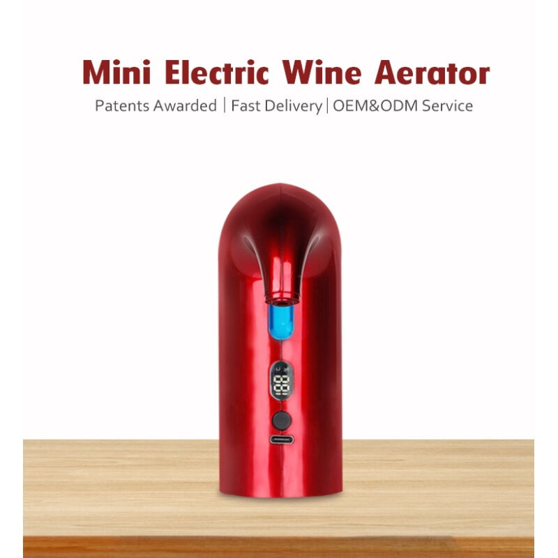 Vuszr - Mini décanteur électronique amélioré (rouge)