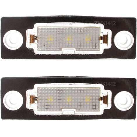 VW Caddy Golf V Plus Jetta Passat B5 T5 Touran Superb Luci targa a LED, set da 2 pezzi