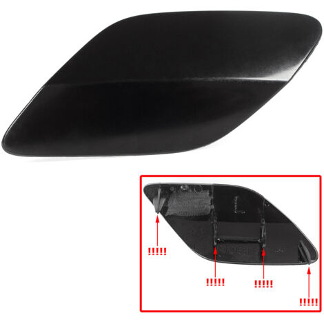 VW Golf PLUS 09-14 Scheinwerferwaschdüsendeckel SCHWARZ links