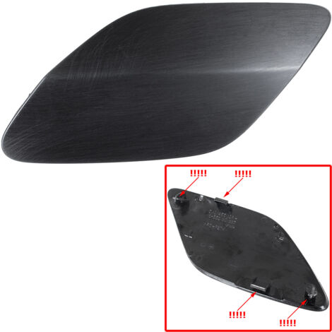 VW Golf PLUS 09-14 Scheinwerferwaschdüsendeckel SCHWARZ links