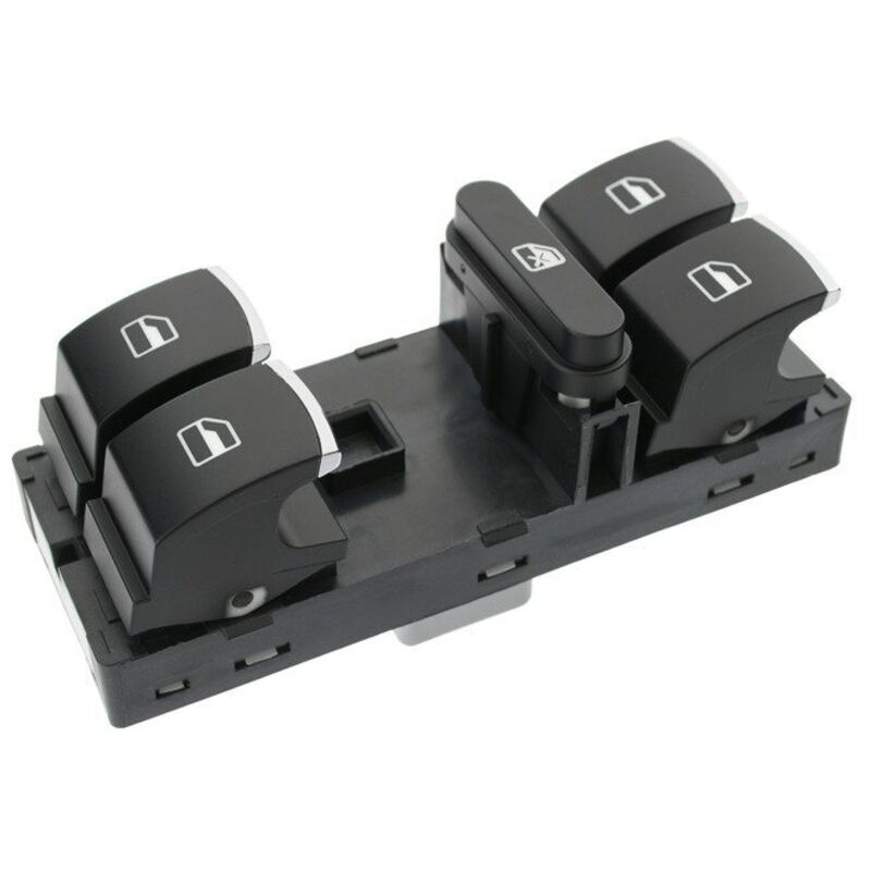 VW Golf VI 09-13 Interruptor combinado para elevalunas el茅ctricos, CROMADO