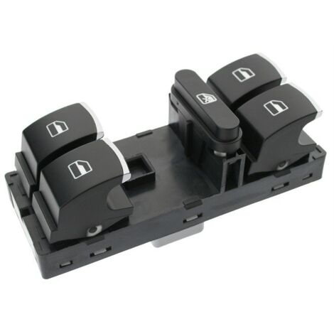 VW Golf VI 09-13 Interruttore COMBINATO per alzacristalli elettrici, CROMATO