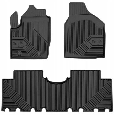 VW SHARAN 1 1995-2010 TAPIS, TAPIS DE PORTE, TAPIS DE PORTE EN CAOUTCHOUC, BACS 77