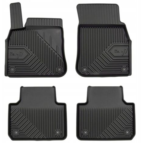 VW Touareg 3 à partir de 2017 - TAPIS DE PORTE, TAPIS DE PORTE EN CAOUTCHOUC, BACS 77
