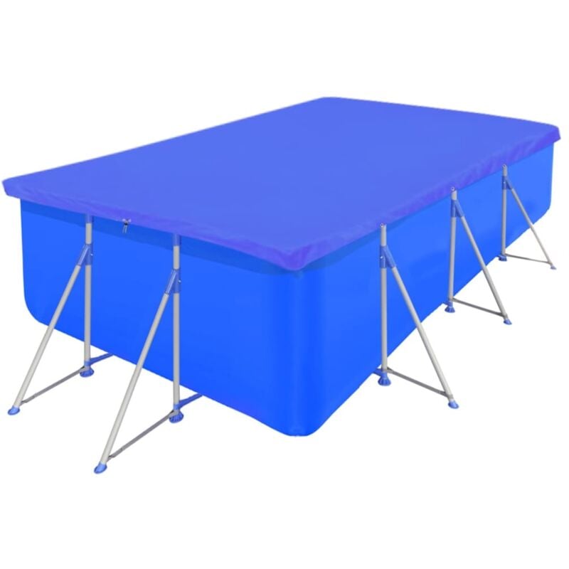 

vidaXL Cubierta de Piscina Rectangular PE 90 g/m ² 400x207 cm - Azul