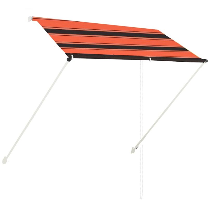 

Toldo Retráctil Naranja y Marrón 200x150 cm - Multicolor - Vidaxl