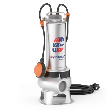 VXm 15/50-MF - Elettropompa per acque luride VORTEX monofase