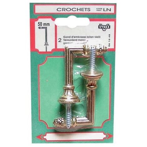 VYNEX - Crochet embrasse vieilli 505 sc x2
