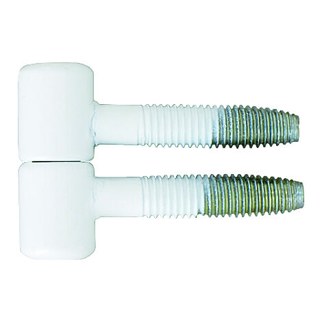 Vynex – Fiche à visser D13mm en plastique – Lot de 2 pièces – Pour fixation sur bois dur – Vissage rapide et efficace - D13mmzing