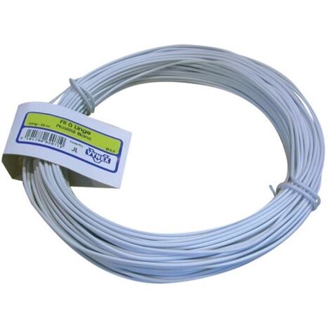 VYNEX - Fil à linge en plastique - D: 2.2 cm - 15 m blanc