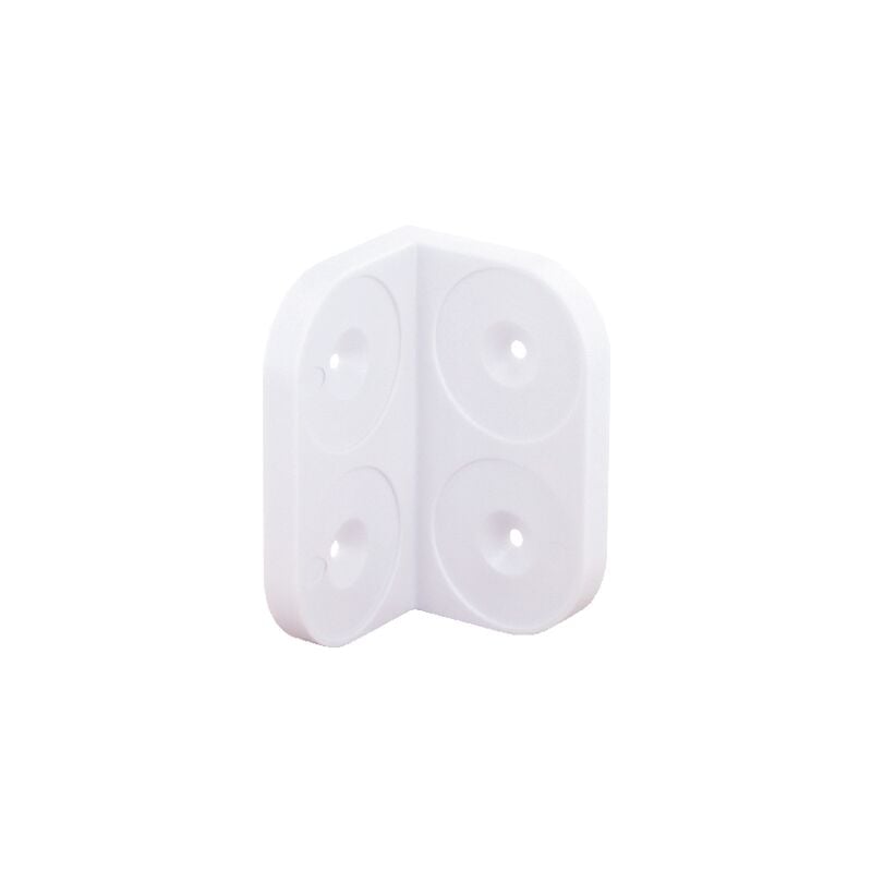 

plástico soporte 28 mm - 4 PC - Blanc - Vynex