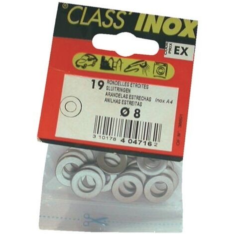 VYNEX - Rondelle étroite inox a4 8mm x19
