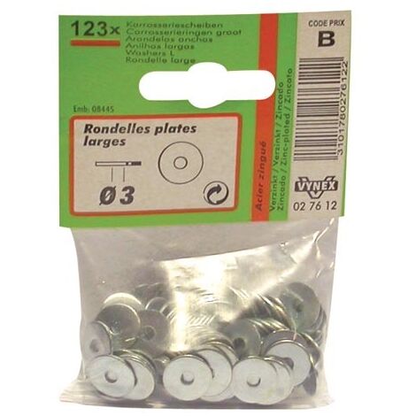 Lot de 50 Rondelle DIN 9021/ Diam/ètre M16/ A2/ en acier inoxydable carrosserie Grandes rondelles 17/ U de disques / WASHERS |/ avec