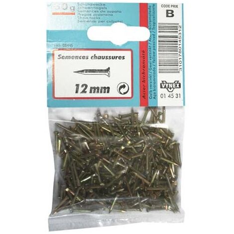 VYNEX - Semence - chaussure - acier bichromaté - 12 mm