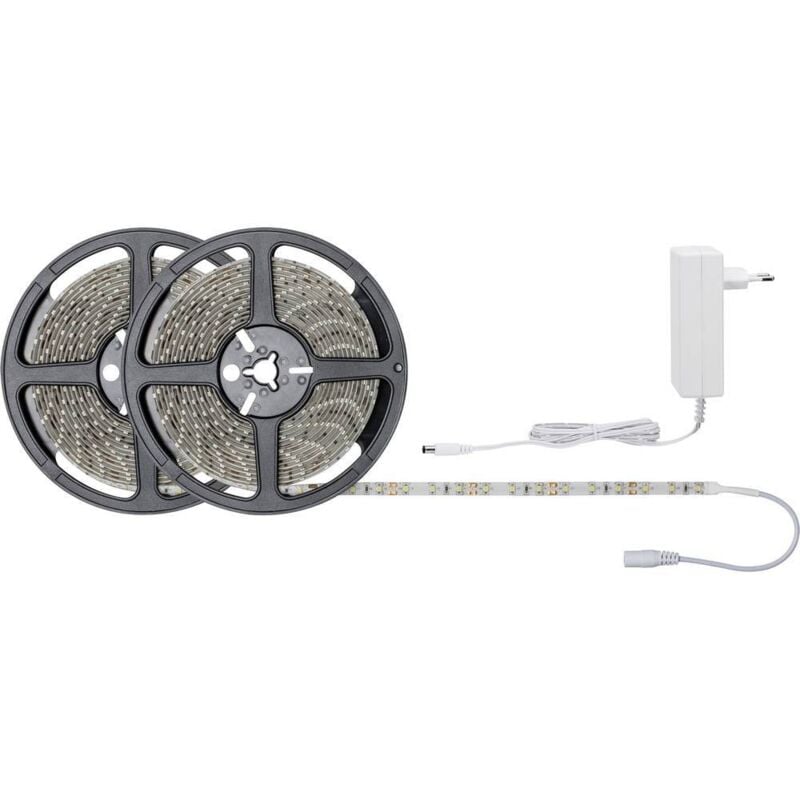 SimpLED 78974 Ruban led (Set complet) avec connecteur mâle 12 v 10 m blanc chaud 1 pc(s) - Paulmann