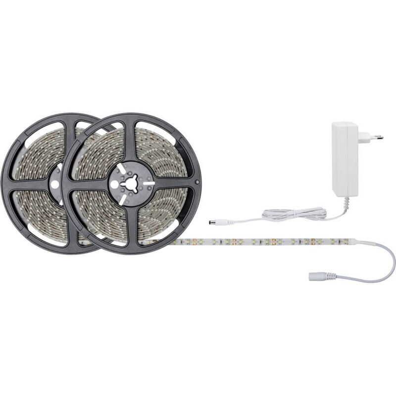 SimpLED 78974 Ruban led (Set complet) avec connecteur mâle 12 v 10 m blanc chaud 1 pc(s) - Paulmann