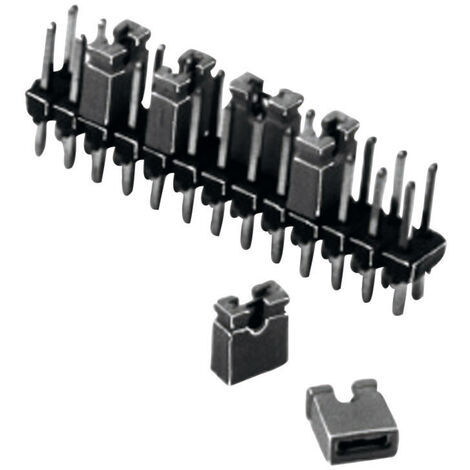 W & P Products 165-201-20-00 165-201-20-00 Kurzschlussbrücke Rastermaß: 2.54 mm Polzahl je Reihe:2 I