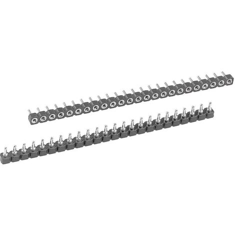 W & P Products 186-40-1-50-00 186-40-1-50-00 Presa per IC Passo: 2.54 mm Numero Poli (num): 40 1 pz.