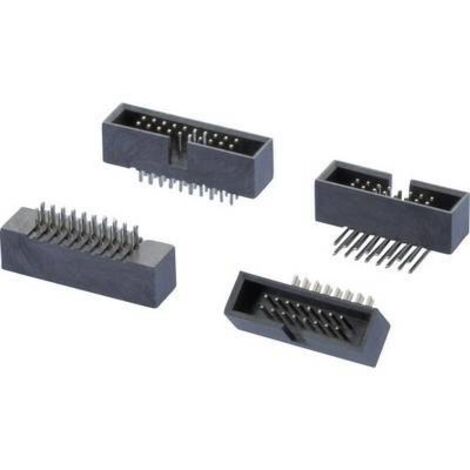 W & P Products 336-020-1-00 Embase mâle Pas: 1.27 mm Nbr total de pôles: 20 Nbr de rangées: 2 1 pc(s) W722821