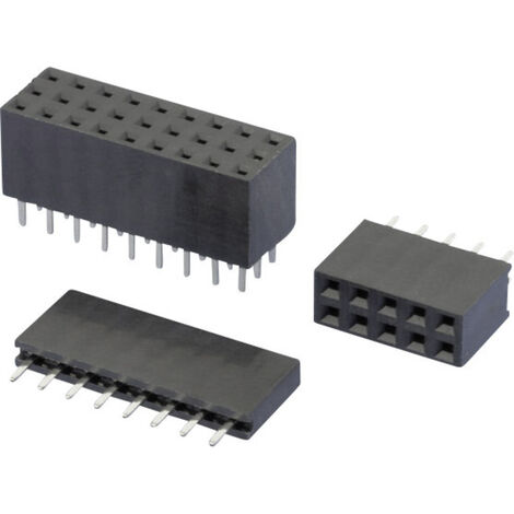 W & P Products Buchsenleiste (Standard) Anzahl Reihen: 2 Polzahl je Reihe: 8 157-16-2-00 1 St.