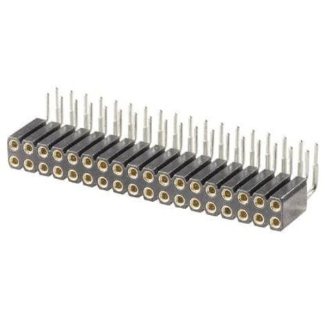 W & P Products Connettore femmina (precisione) Numero di righe: 2 Poli per fila: 10 154-020-2-50-10 1 pz.