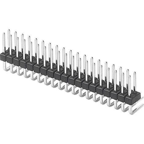 W & P Products Stiftleiste (Standard) Anzahl Reihen: 2 Polzahl je Reihe: 3 947-13-006-00 1 St.