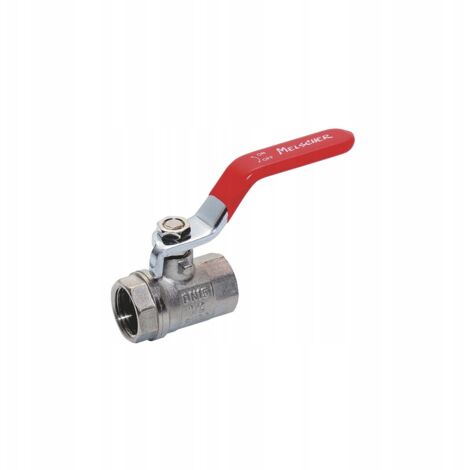 W-W Wasserkugelhahn mit Griff und 1/2" Stopfbuchse