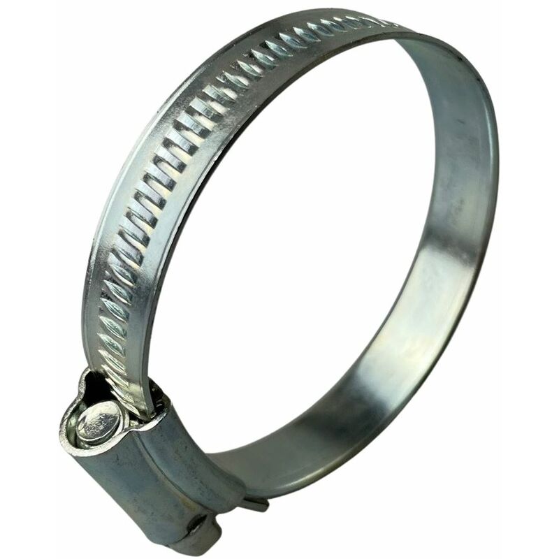 W1 Zinc Plated British Type Hose Clamp 145-165mm x4 - Silver
