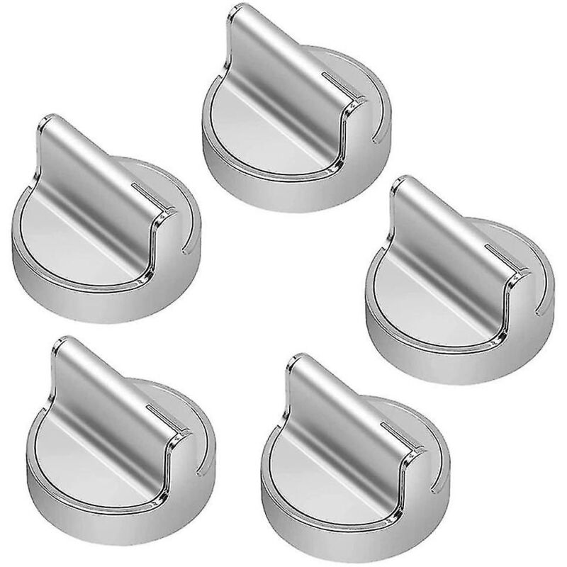 Feiyue - W10594481 Bouton de commande de rechange pour cuisinière/fourneau - Lot de 5