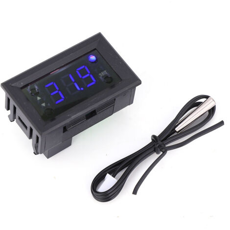 W1218 Digitalthermostat Temperaturregelung DC12V Bereich -20100℃ Blaues LED-Display