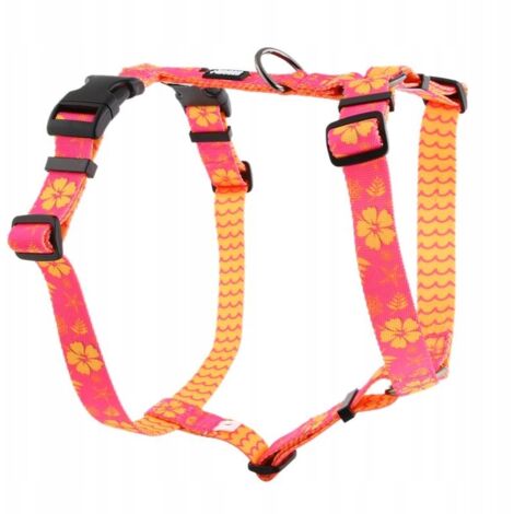 Wachhundegeschirr, druckfrei, bunt, Border Husky, Boxer, HUGGY DOGGY L